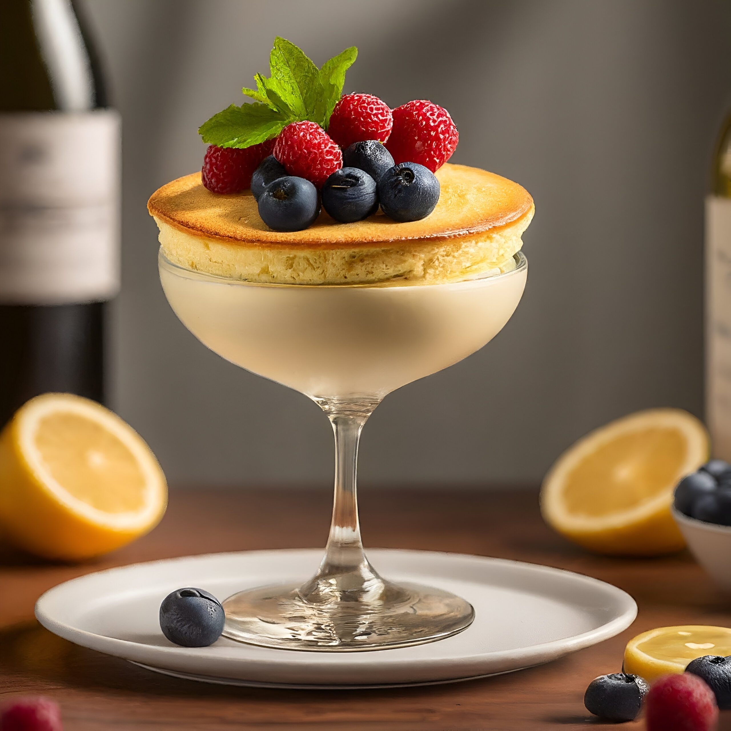 Cold lemon souffle Mary berry