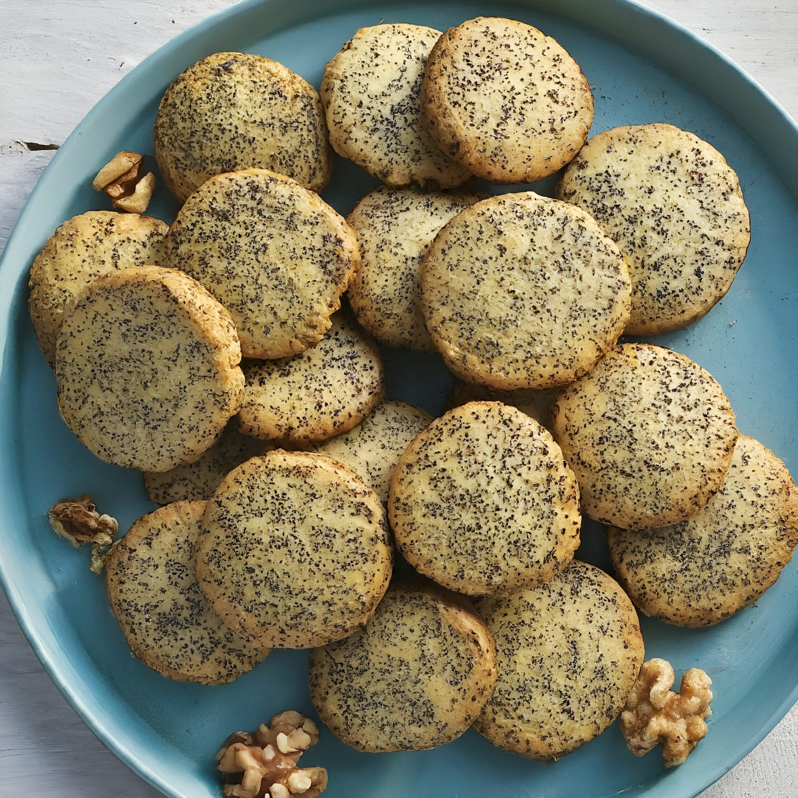 Mary berry walnut and poppy seed biscuits