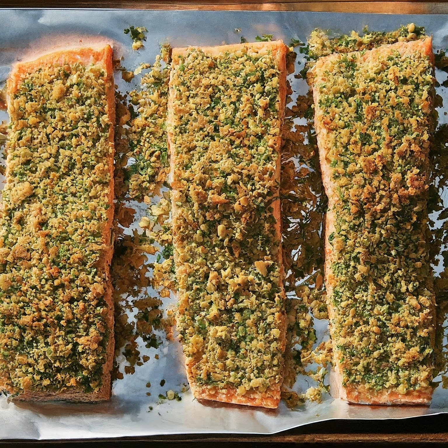 Mary berry Herb Crusted Salmon