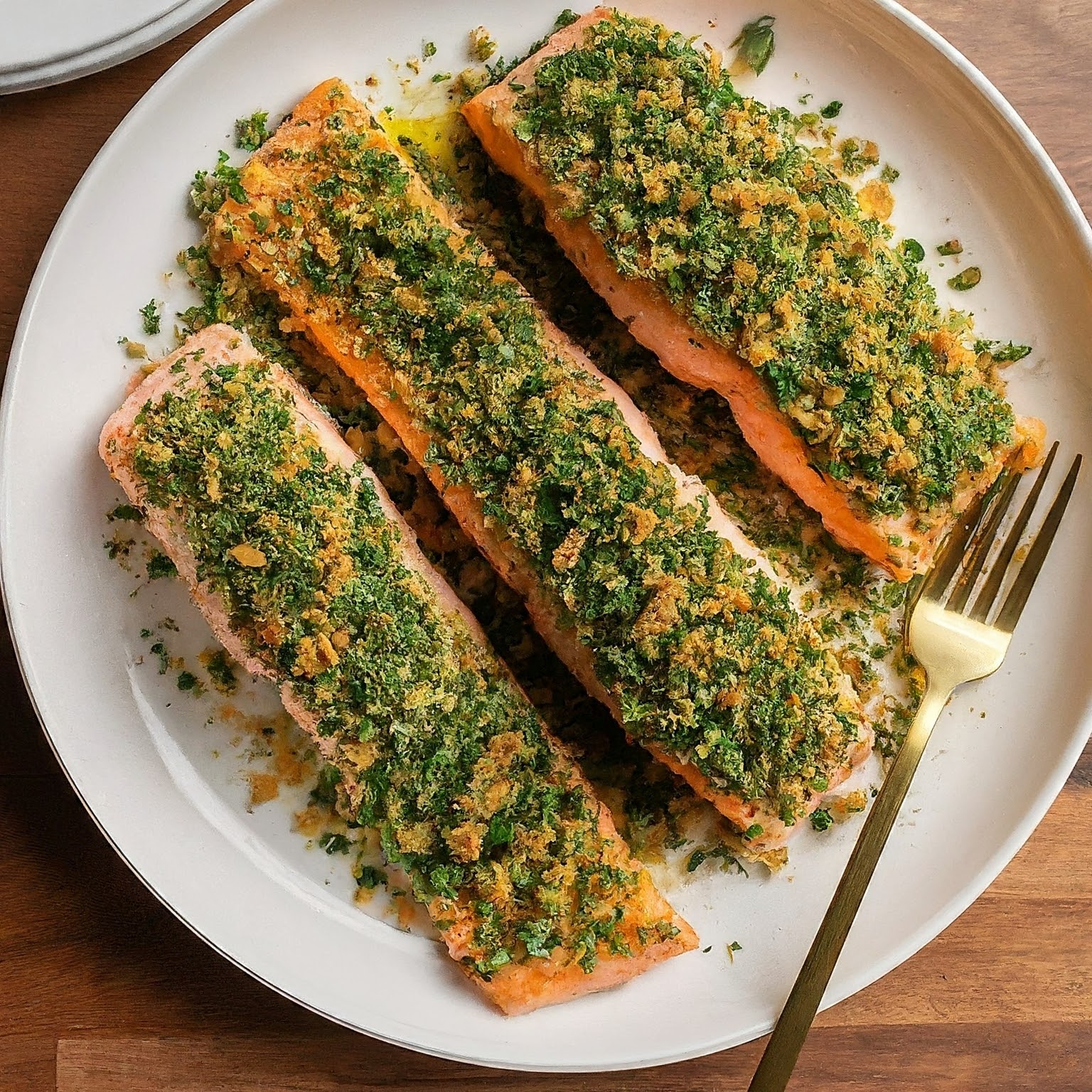 Mary berry Herb Crusted Salmon