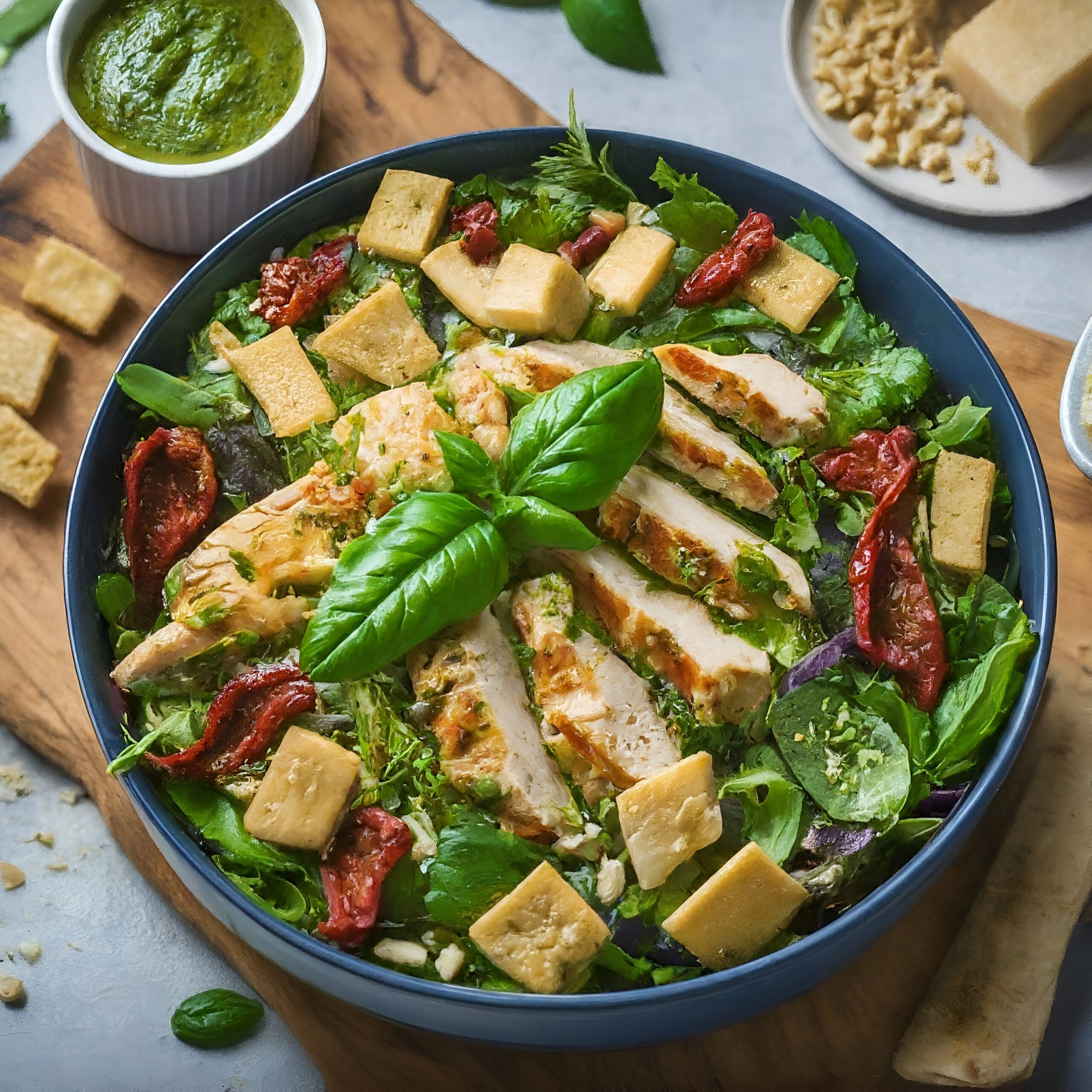 Mary berry chicken and pesto salad