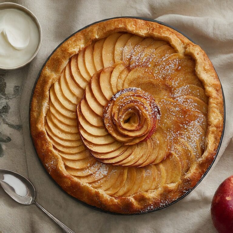 Mary berry open apple tart