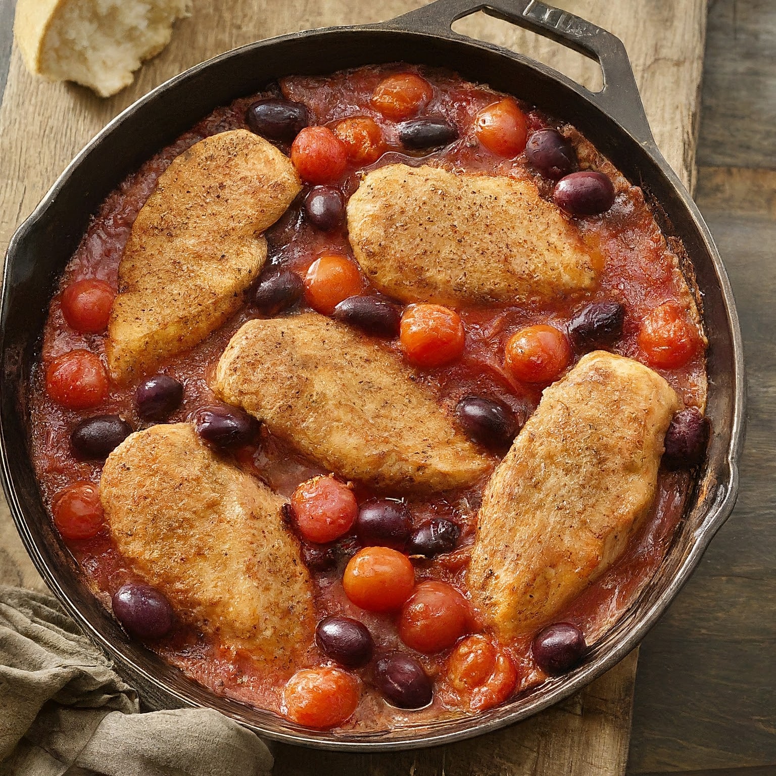 Mary Berry Italian Chicken with Olives and Tomatoes