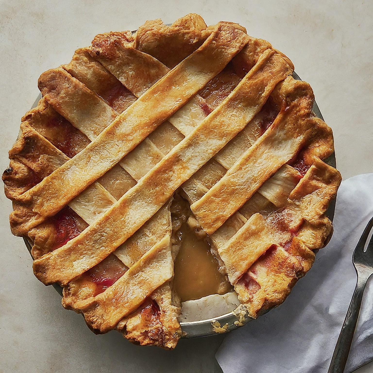 Mary berry chicken and leek lattice pie