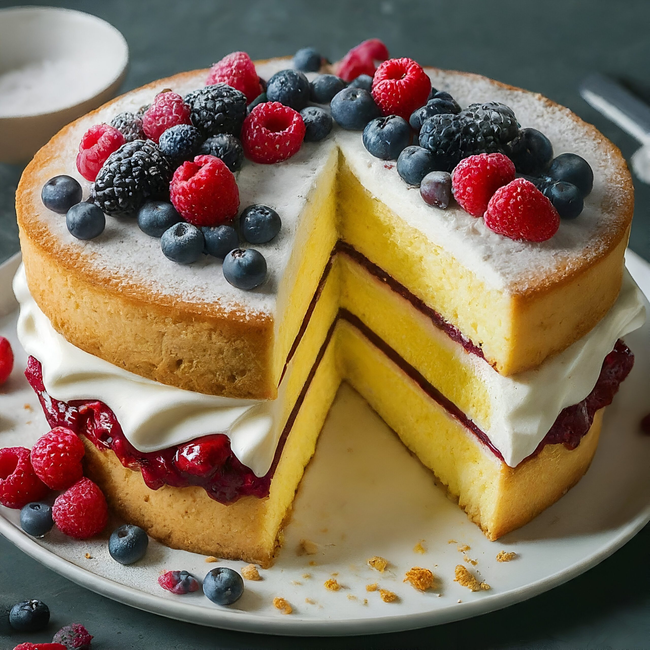 Mary berry fresh cream sponge cake